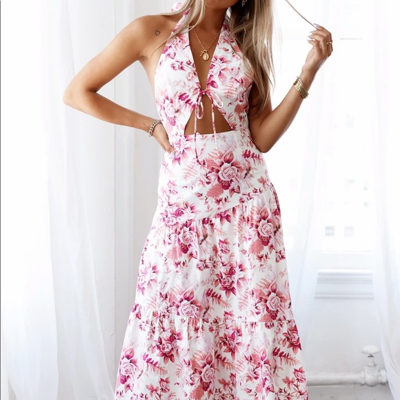 NWT HELLO MOLLY HAPPY TIMES MAXI DRESS SIZE XS - Picture 2 of 8